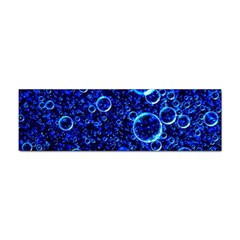 Blue Bubbles Abstract Sticker (bumper) by Vaneshop