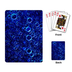 Blue Bubbles Abstract Playing Cards Single Design (rectangle) by Vaneshop