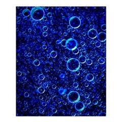 Blue Bubbles Abstract Shower Curtain 60  X 72  (medium)  by Vaneshop