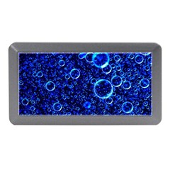 Blue Bubbles Abstract Memory Card Reader (mini) by Vaneshop