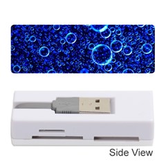 Blue Bubbles Abstract Memory Card Reader (stick) by Vaneshop