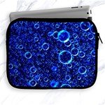 Blue Bubbles Abstract Apple iPad 2/3/4 Zipper Cases Front