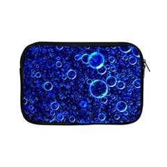 Blue Bubbles Abstract Apple Ipad Mini Zipper Cases by Vaneshop