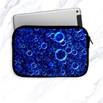 Blue Bubbles Abstract Apple iPad Mini Zipper Cases Front