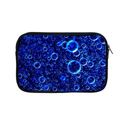 Blue Bubbles Abstract Apple Macbook Pro 13  Zipper Case by Vaneshop