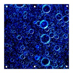 Blue Bubbles Abstract Banner And Sign 3  X 3 