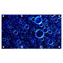 Blue Bubbles Abstract Banner And Sign 7  X 4  by Vaneshop