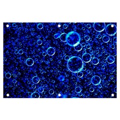 Blue Bubbles Abstract Banner And Sign 6  X 4  by Vaneshop