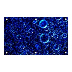 Blue Bubbles Abstract Banner And Sign 5  X 3 