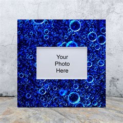 Blue Bubbles Abstract White Box Photo Frame 4  X 6  by Vaneshop