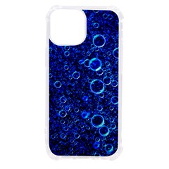 Blue Bubbles Abstract Iphone 13 Mini Tpu Uv Print Case