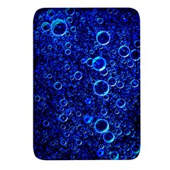 Blue Bubbles Abstract Rectangular Glass Fridge Magnet (4 Pack)