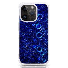 Blue Bubbles Abstract Iphone 14 Pro Tpu Uv Print Case by Vaneshop