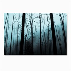 Tree Night Dark Forest Postcards 5  X 7  (pkg Of 10) by Vaneshop