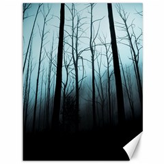 Tree Night Dark Forest Canvas 36  X 48  by Vaneshop