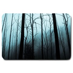 Tree Night Dark Forest Large Doormat by Vaneshop