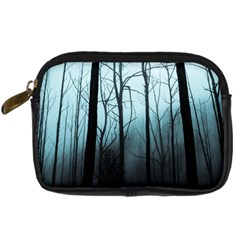 Tree Night Dark Forest Digital Camera Leather Case by Vaneshop