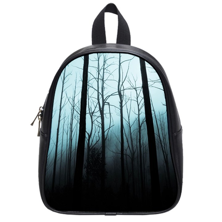 Tree Night Dark Forest School Bag (Small)