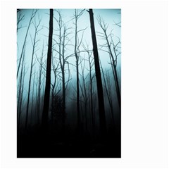 Tree Night Dark Forest Large Garden Flag (two Sides) by Vaneshop