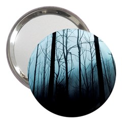 Tree Night Dark Forest 3  Handbag Mirrors by Vaneshop