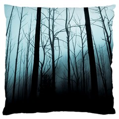 Tree Night Dark Forest Standard Premium Plush Fleece Cushion Case (one Side) by Vaneshop