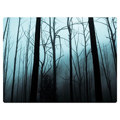 Tree Night Dark Forest Premium Plush Fleece Blanket (extra Small) by Vaneshop