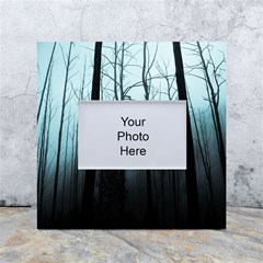 Tree Night Dark Forest White Box Photo Frame 4  X 6  by Vaneshop