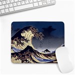 The Great Wave Off Kanagawa Japanese Waves Small Mousepad Front