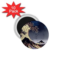 The Great Wave Off Kanagawa Japanese Waves 1 75  Magnets (10 Pack)  by Vaneshop