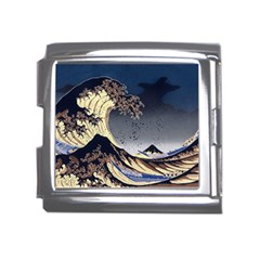 The Great Wave Off Kanagawa Japanese Waves Mega Link Italian Charm (18mm) by Vaneshop