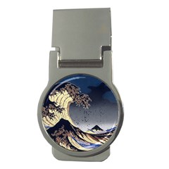 The Great Wave Off Kanagawa Japanese Waves Money Clips (round)  by Vaneshop