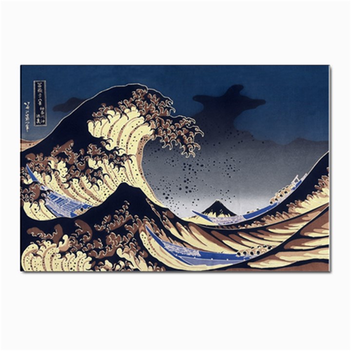 The Great Wave Off Kanagawa Japanese Waves Postcard 4 x 6  (Pkg of 10)