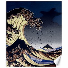 The Great Wave Off Kanagawa Japanese Waves Canvas 20  X 24  by Vaneshop