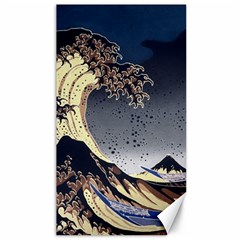 The Great Wave Off Kanagawa Japanese Waves Canvas 40  X 72  by Vaneshop