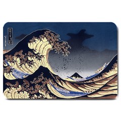 The Great Wave Off Kanagawa Japanese Waves Large Doormat by Vaneshop