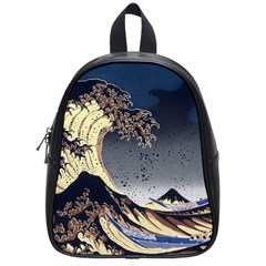 The Great Wave Off Kanagawa Japanese Waves School Bag (small) by Vaneshop