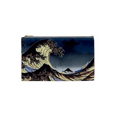 The Great Wave Off Kanagawa Japanese Waves Cosmetic Bag (small) by Vaneshop