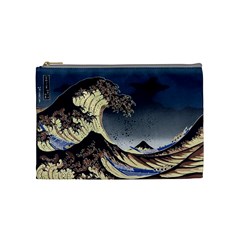 The Great Wave Off Kanagawa Japanese Waves Cosmetic Bag (medium) by Vaneshop