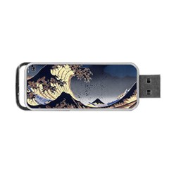 The Great Wave Off Kanagawa Japanese Waves Portable Usb Flash (two Sides) by Vaneshop