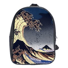 The Great Wave Off Kanagawa Japanese Waves School Bag (xl) by Vaneshop