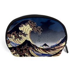 The Great Wave Off Kanagawa Japanese Waves Accessory Pouch (large) by Vaneshop