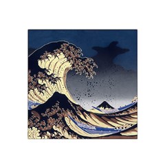 The Great Wave Off Kanagawa Japanese Waves Satin Bandana Scarf 22  X 22  by Vaneshop