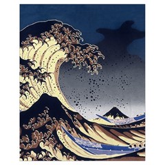 The Great Wave Off Kanagawa Japanese Waves Drawstring Bag (small) by Vaneshop