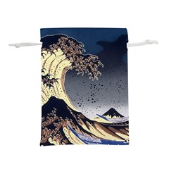 The Great Wave Off Kanagawa Japanese Waves Lightweight Drawstring Pouch (m) by Vaneshop