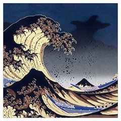 The Great Wave Off Kanagawa Japanese Waves Lightweight Scarf  by Vaneshop