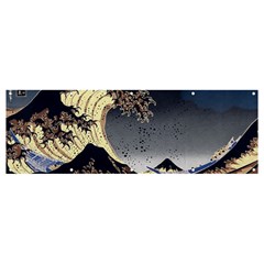 The Great Wave Off Kanagawa Japanese Waves Banner And Sign 12  X 4  by Vaneshop