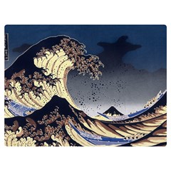 The Great Wave Off Kanagawa Japanese Waves Premium Plush Fleece Blanket (extra Small) by Vaneshop