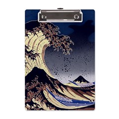 The Great Wave Off Kanagawa Japanese Waves A5 Acrylic Clipboard by Vaneshop