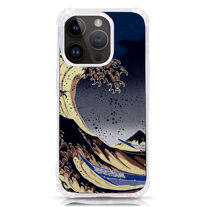 The Great Wave Off Kanagawa Japanese Waves iPhone 14 Pro TPU UV Print Case