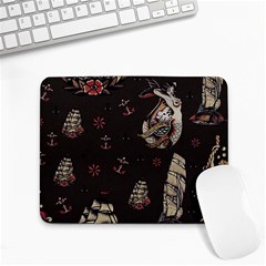 Vintage Tattoos Nautical Small Mousepad by Vaneshop